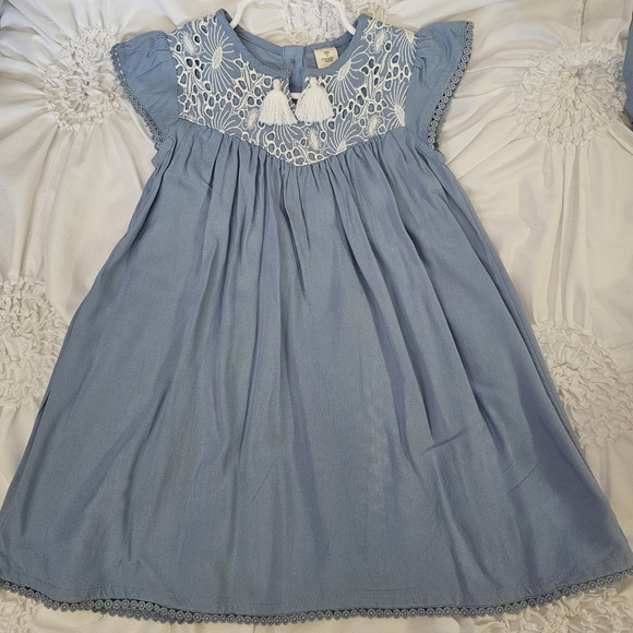 Tucker + Tate Embroidered Girl Dress Sz 24M - Picture 3 of 7
